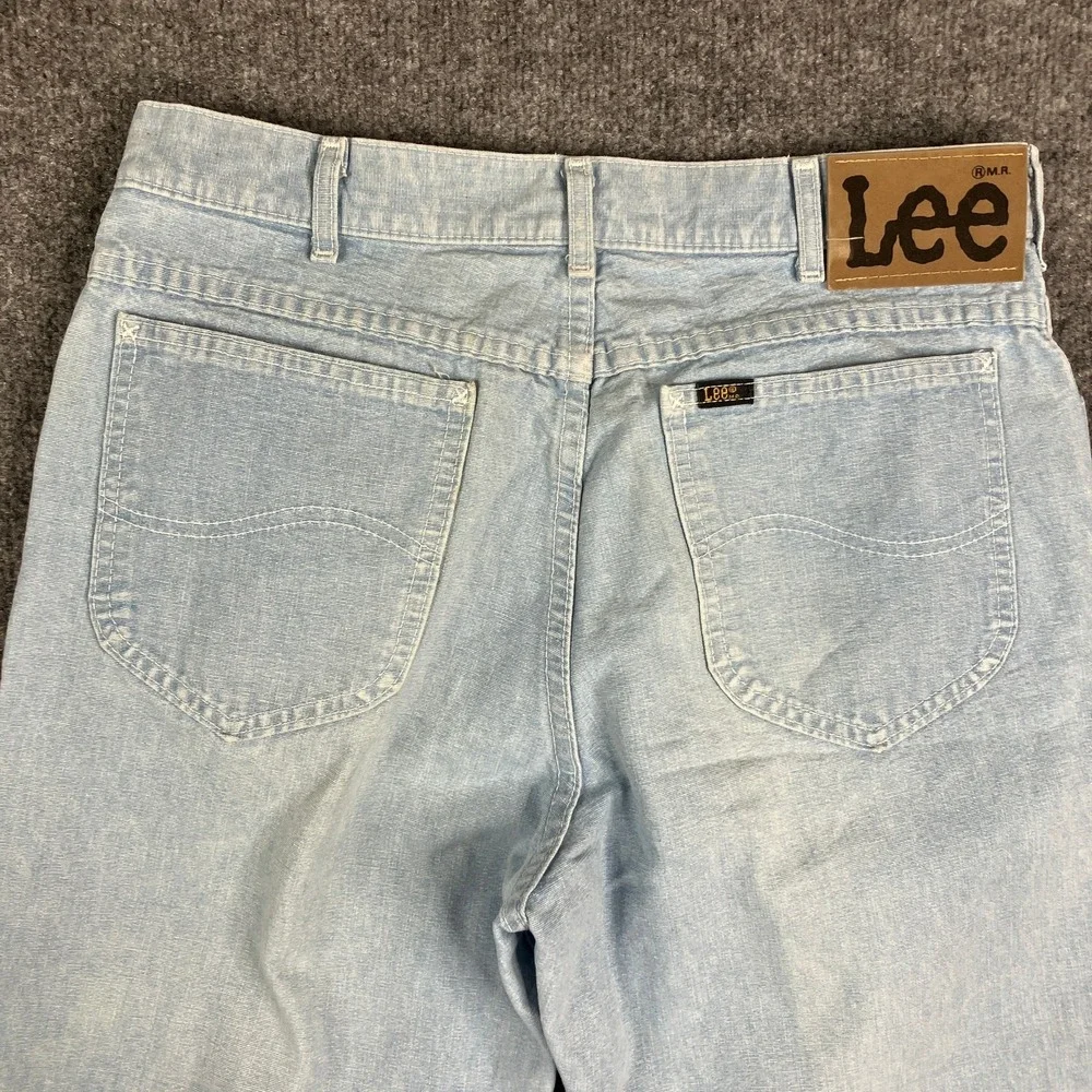 Lee Vintage Light Wash Womens Jeans‎ Size 32x28 Straight Fit 90s Denim